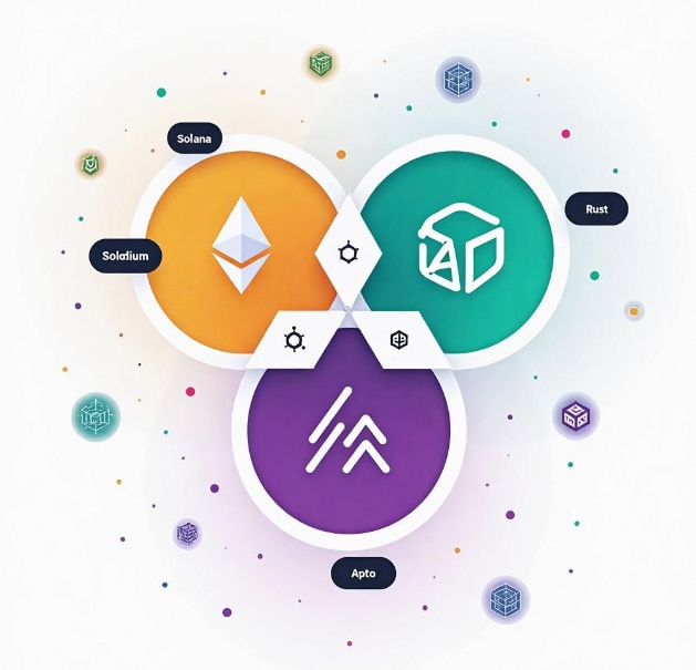 DApp开发语言对比：Solidity、Rust、Move 该如何选择？